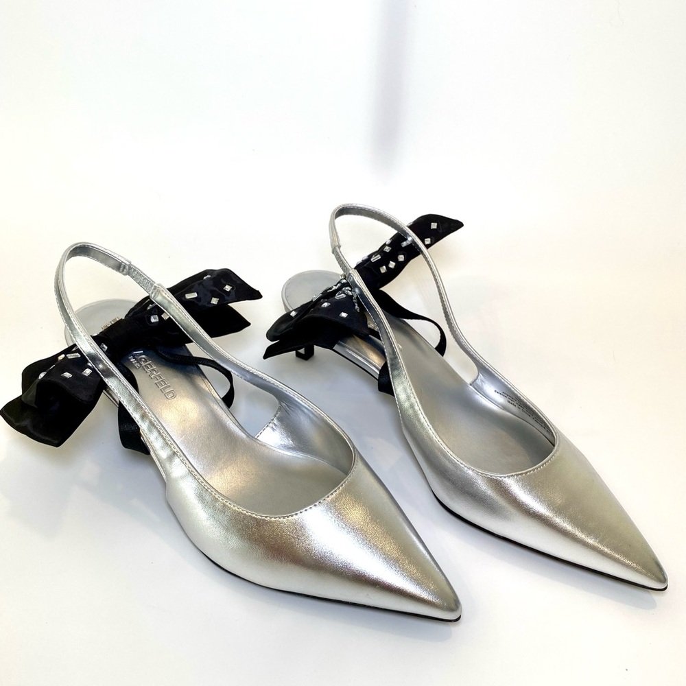 Karl Lagerfeld Skylynn Slingback Pumps 7.5